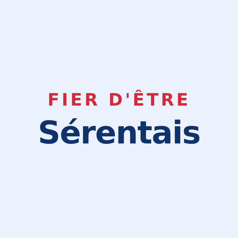 Sticker « Fier d'être Sérentais » — design pour Sérent