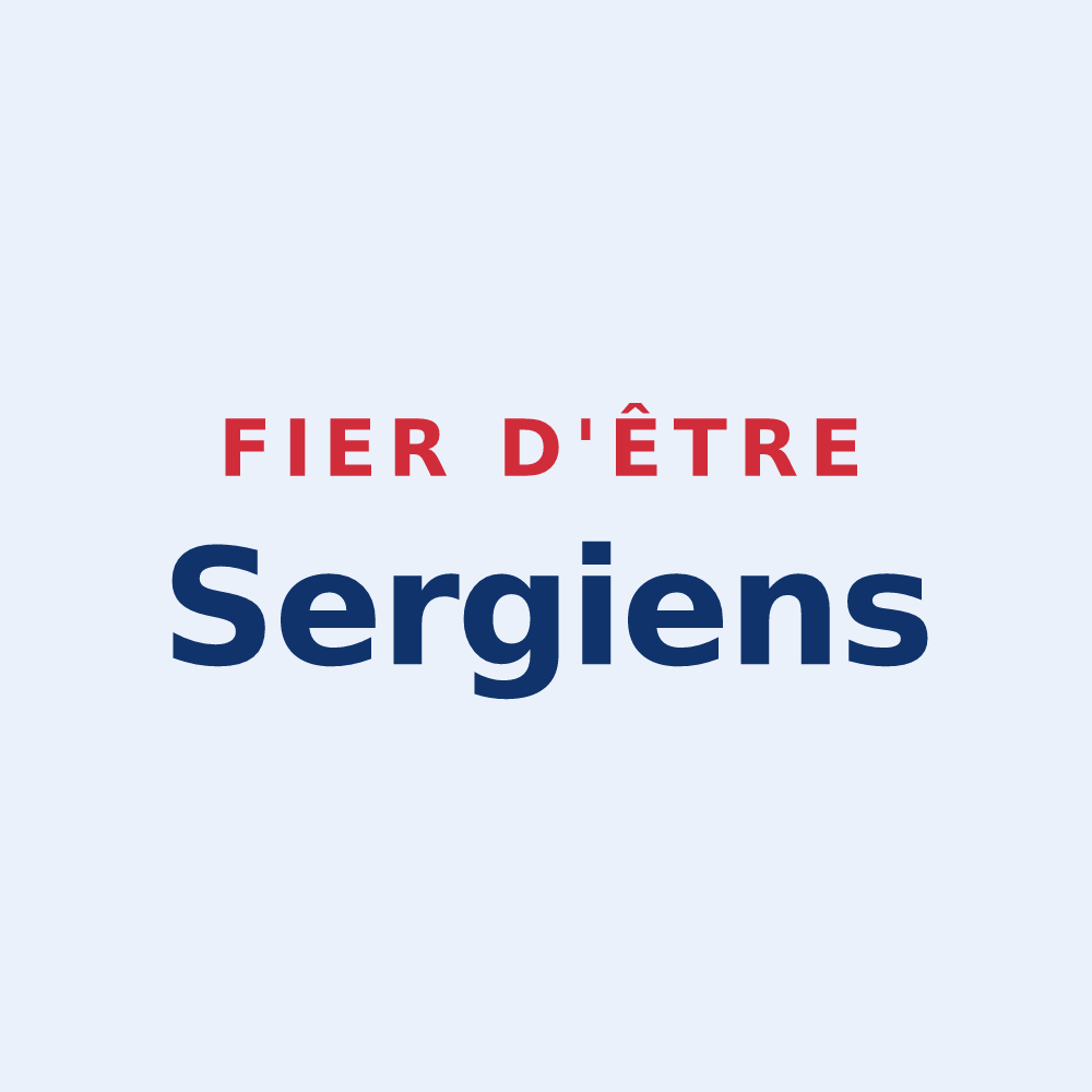 Sticker « Fier d'être Sergiens » — design pour Sergy