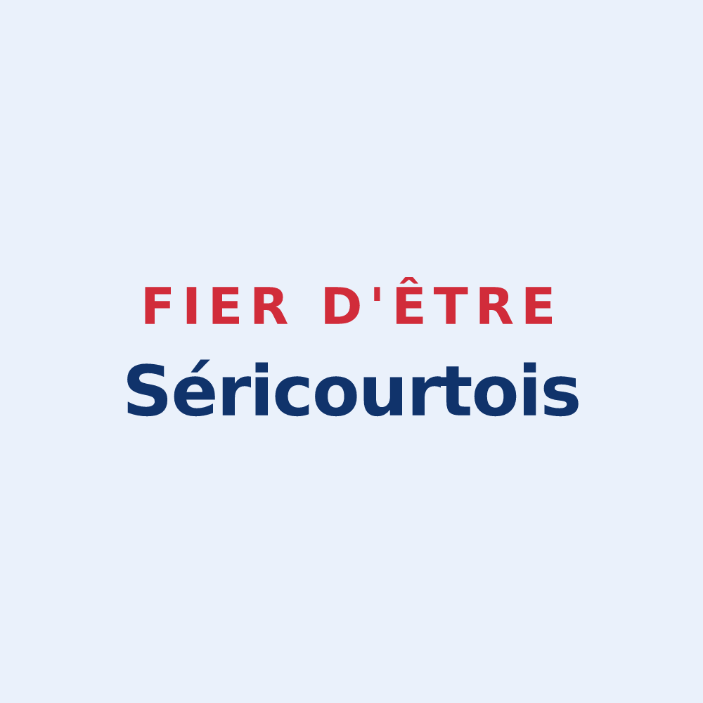 Sticker « Fier d'être Séricourtois » — design pour Séricourt