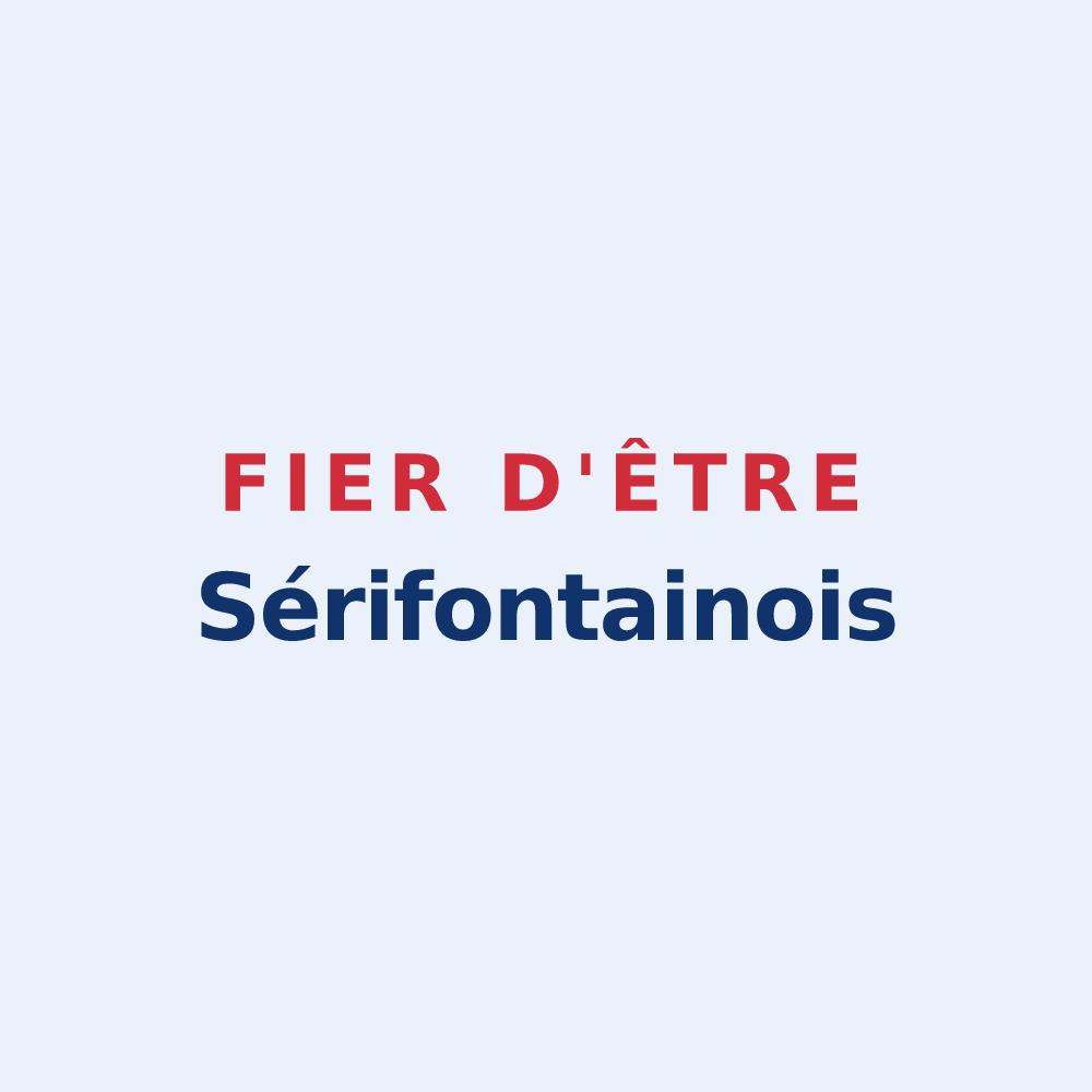Sticker « Fier d'être Sérifontainois » — design pour Sérifontaine