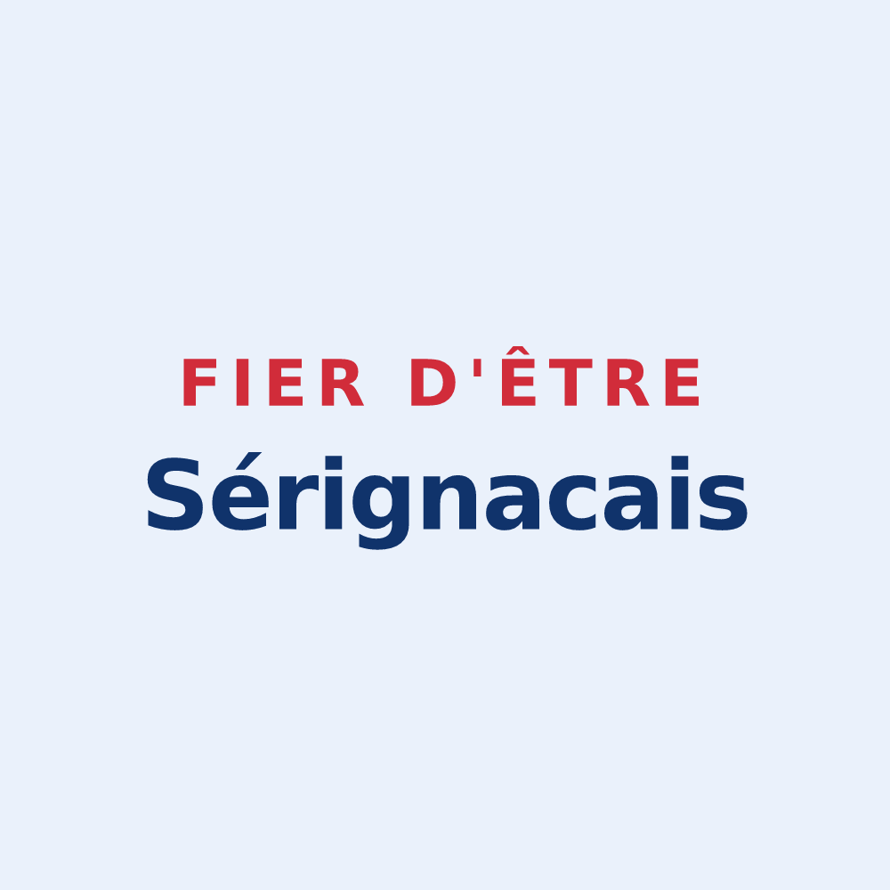 Sticker « Fier d'être Sérignacais » — design pour Sérignac