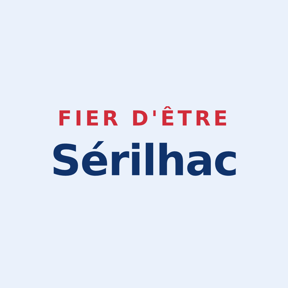 Sticker « Fier d'être Sérilhac » — design pour Sérilhac