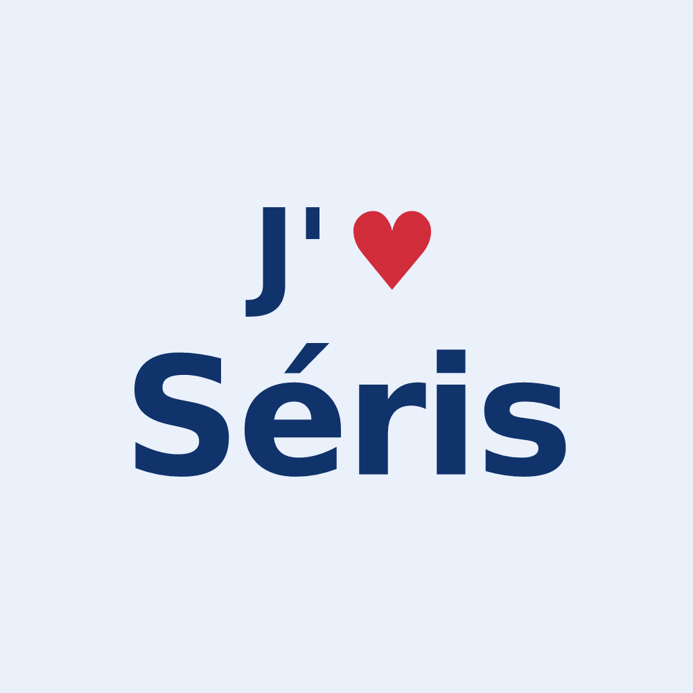 Sticker personnalisé Séris — design J'aime Séris