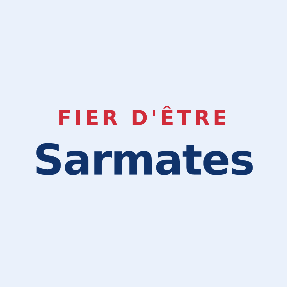 Sticker « Fier d'être Sarmates » — design pour Sermaise