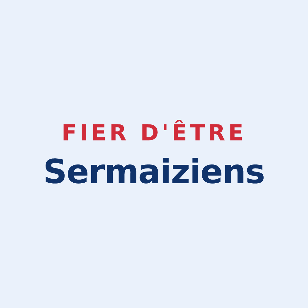 Sticker « Fier d'être Sermaiziens » — design pour Sermaize-les-Bains