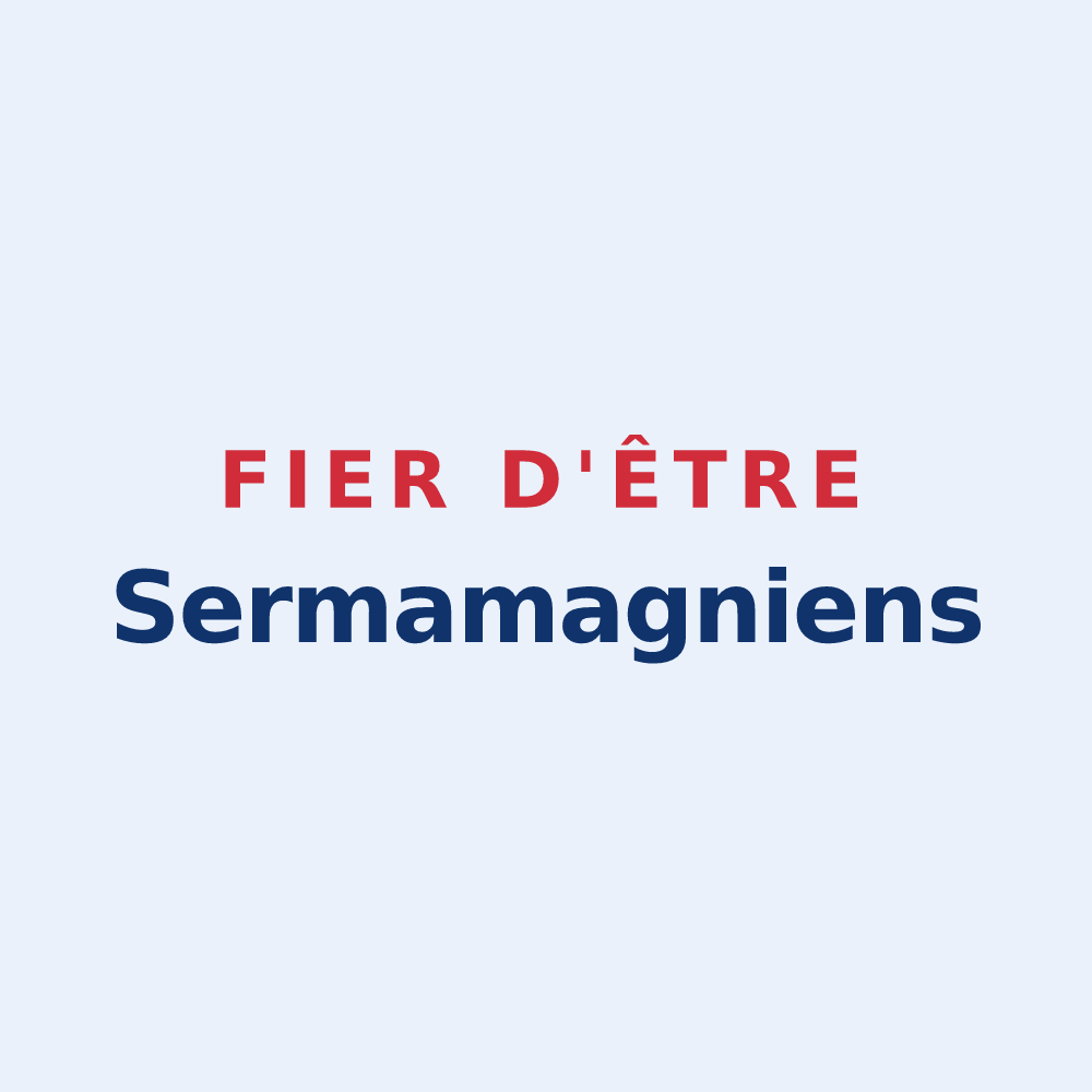 Sticker « Fier d'être Sermamagniens » — design pour Sermamagny