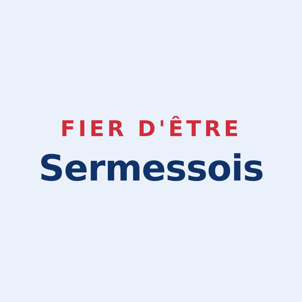 Sticker « Fier d'être Sermessois » — design pour Sermesse