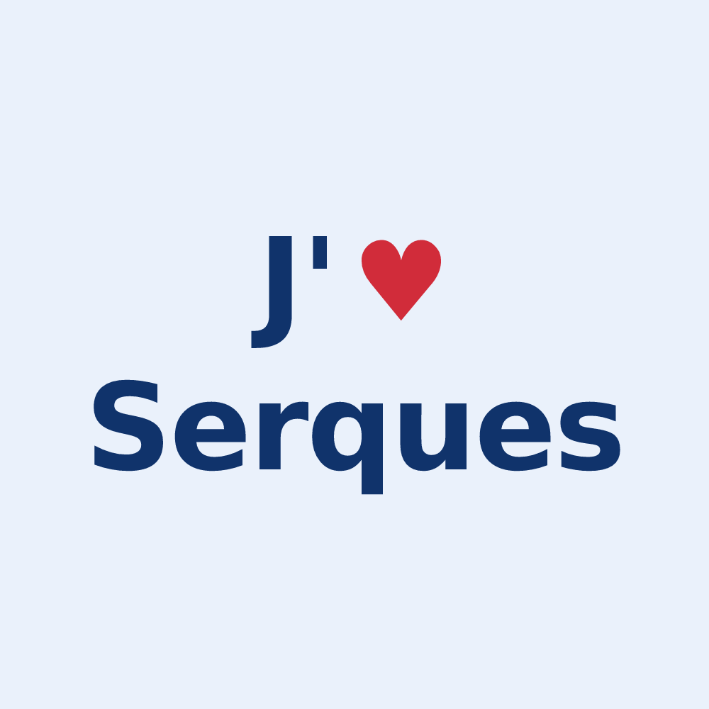 Sticker personnalisé Serques — design J'aime Serques
