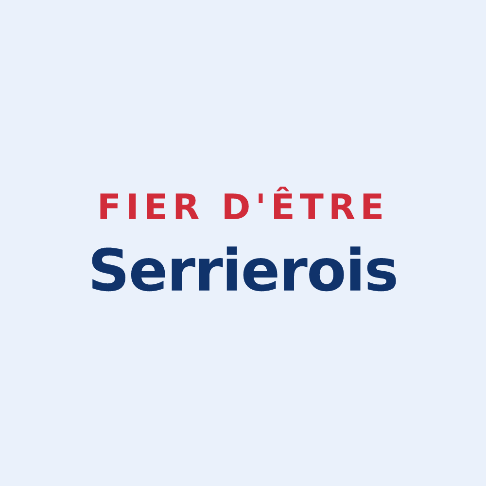 Sticker « Fier d'être Serrierois » — design pour Serrières-en-Chautagne