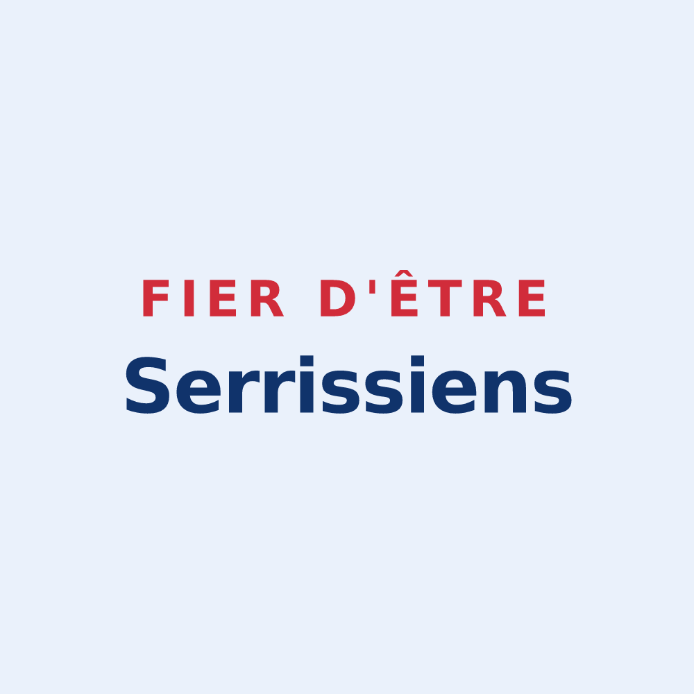Sticker « Fier d'être Serrissiens » — design pour Serris