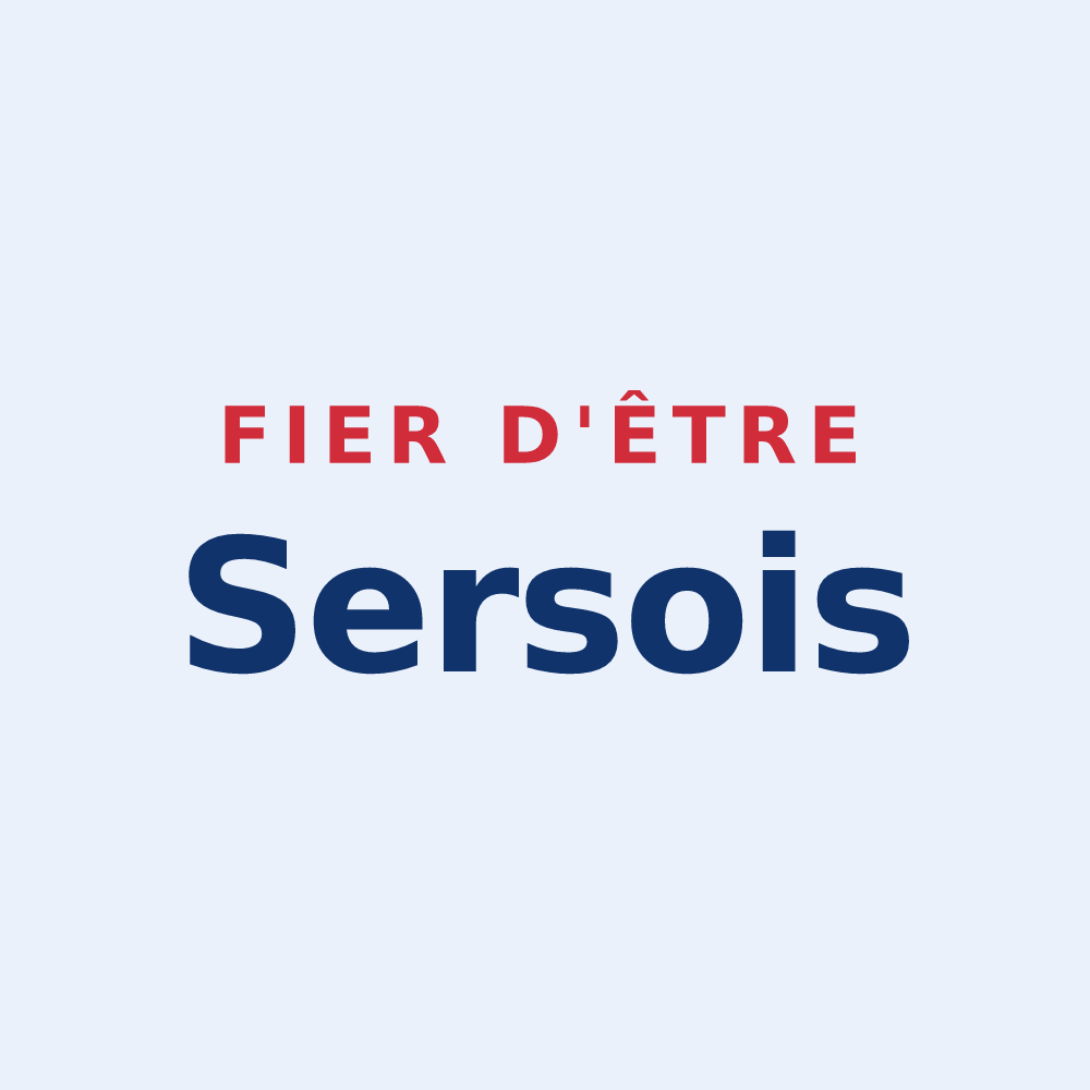 Sticker « Fier d'être Sersois » — design pour Sers