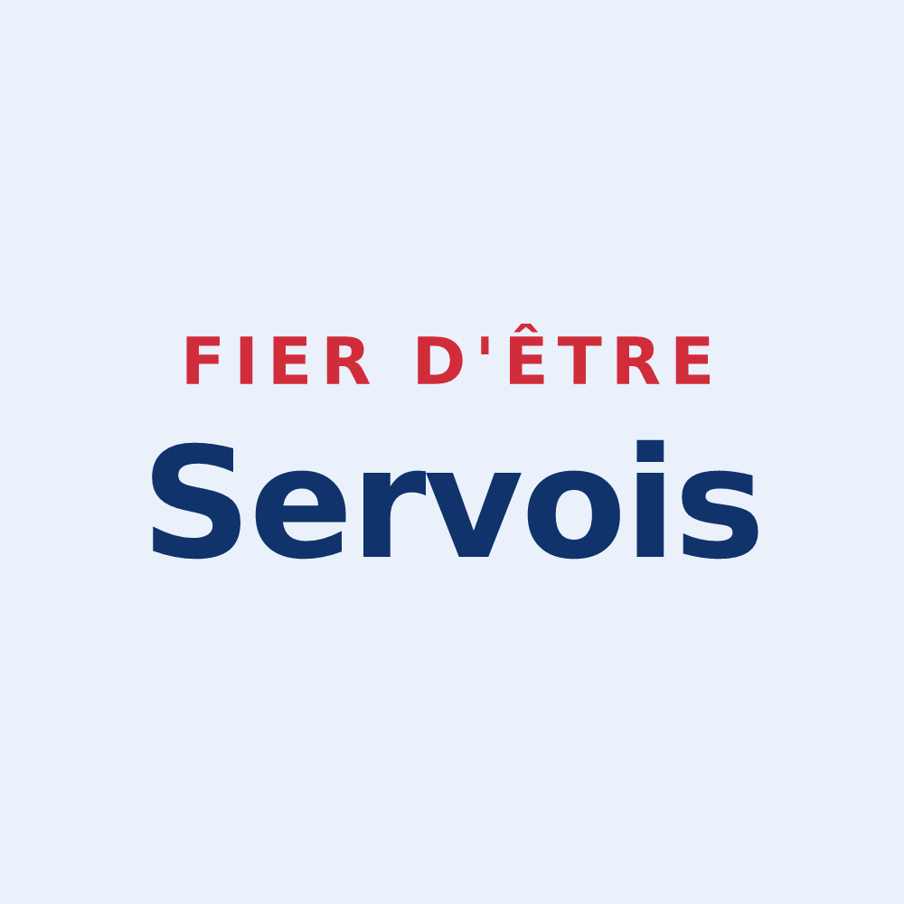 Sticker « Fier d'être Servois » — design pour Serves-sur-Rhône