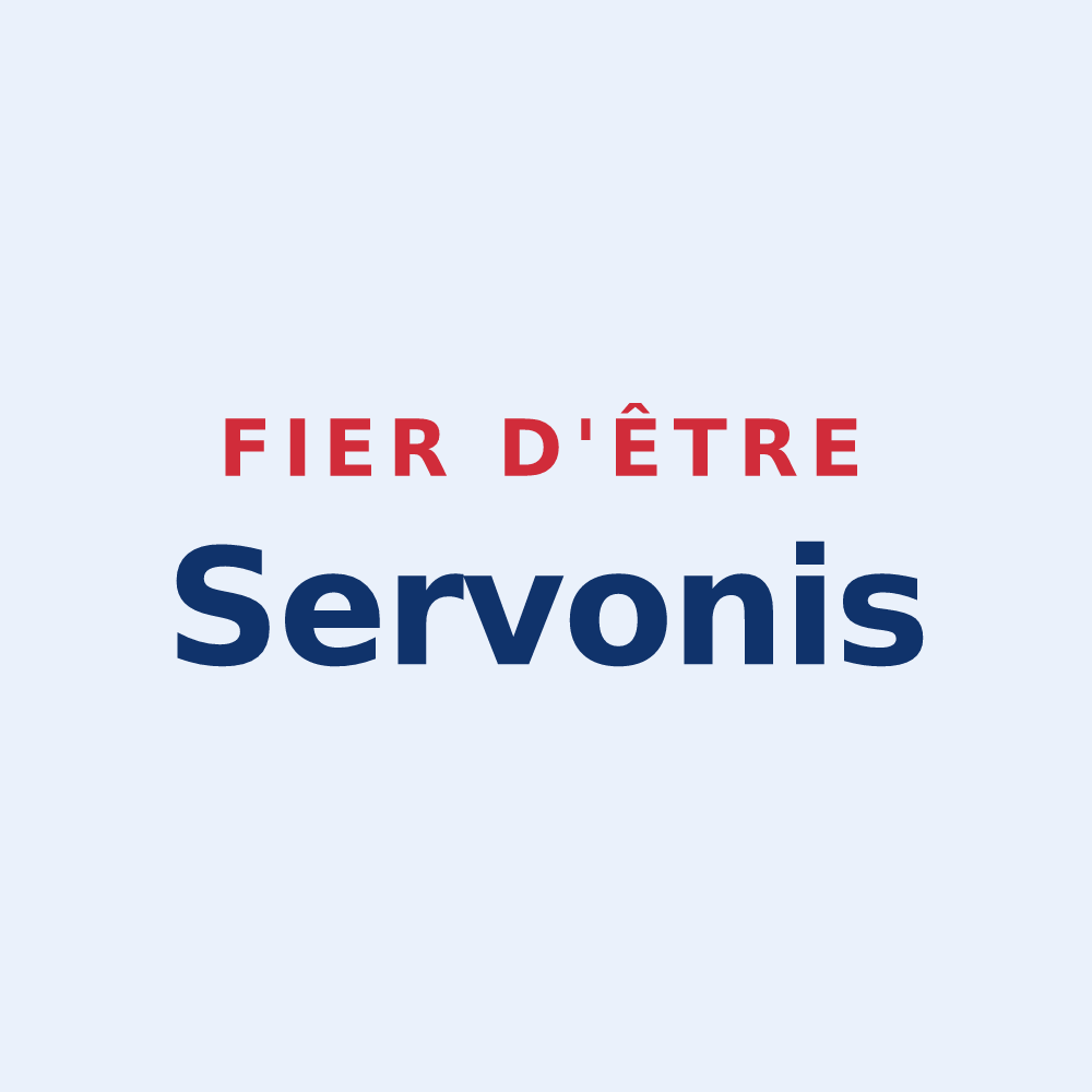 Sticker « Fier d'être Servonis » — design pour Servon-Melzicourt