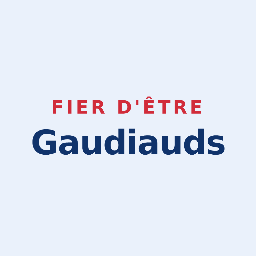 Sticker « Fier d'être Gaudiauds » — design pour Sery