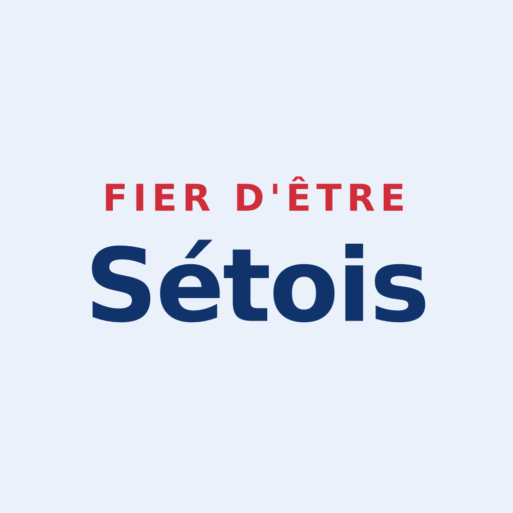 Sticker « Fier d'être Sétois » — design pour Sète