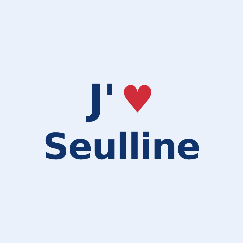 Sticker personnalisé Seulline — design J'aime Seulline