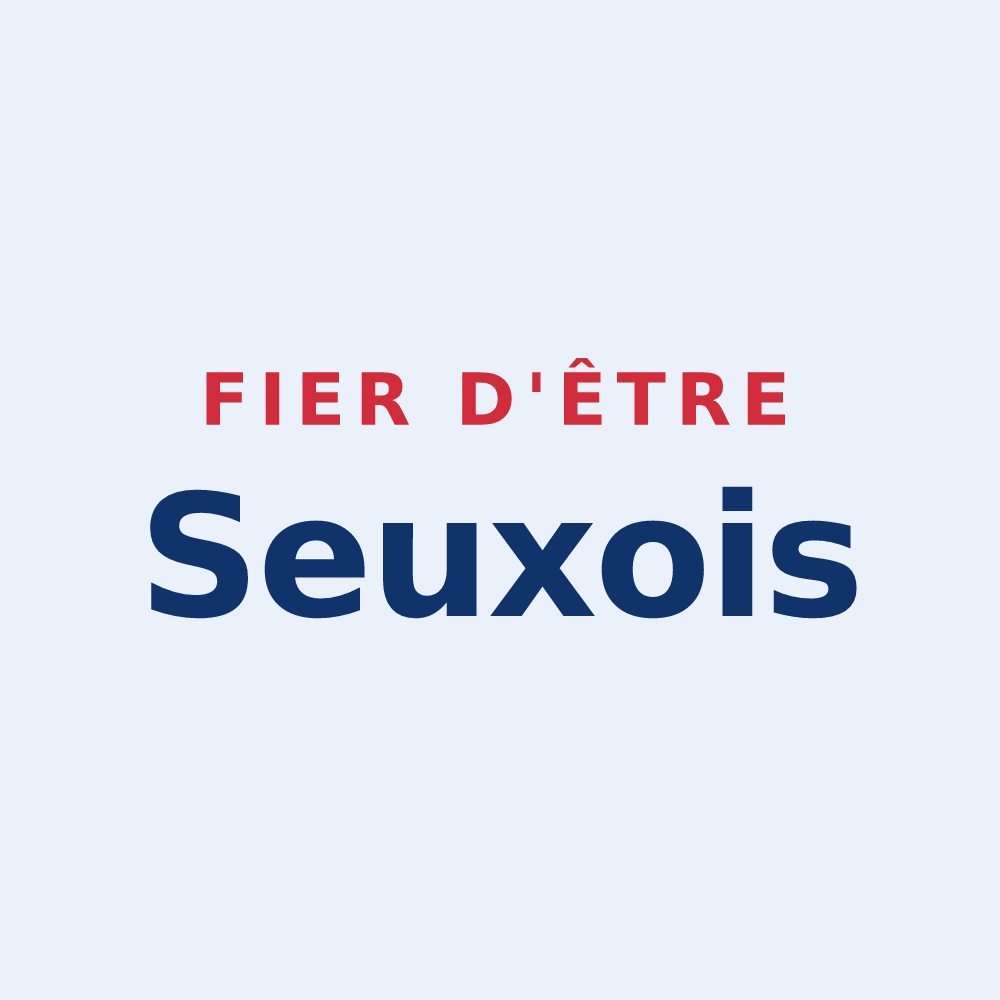 Sticker « Fier d'être Seuxois » — design pour Seux