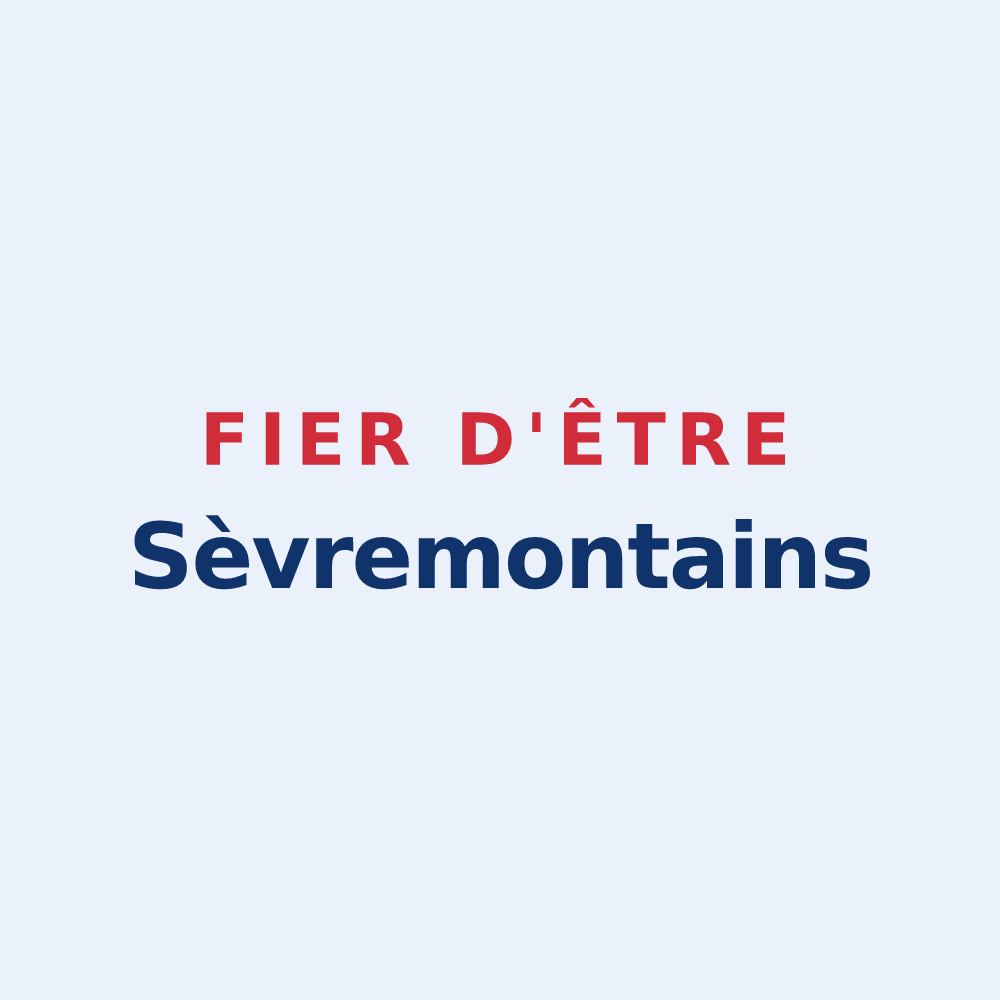 Sticker « Fier d'être Sèvremontains » — design pour Sèvremont