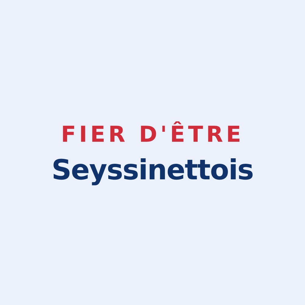 Sticker « Fier d'être Seyssinettois » — design pour Seyssinet-Pariset