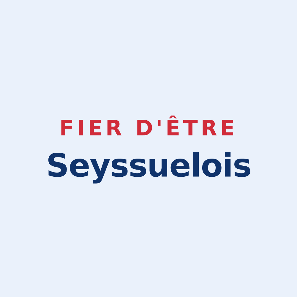 Sticker « Fier d'être Seyssuelois » — design pour Seyssuel