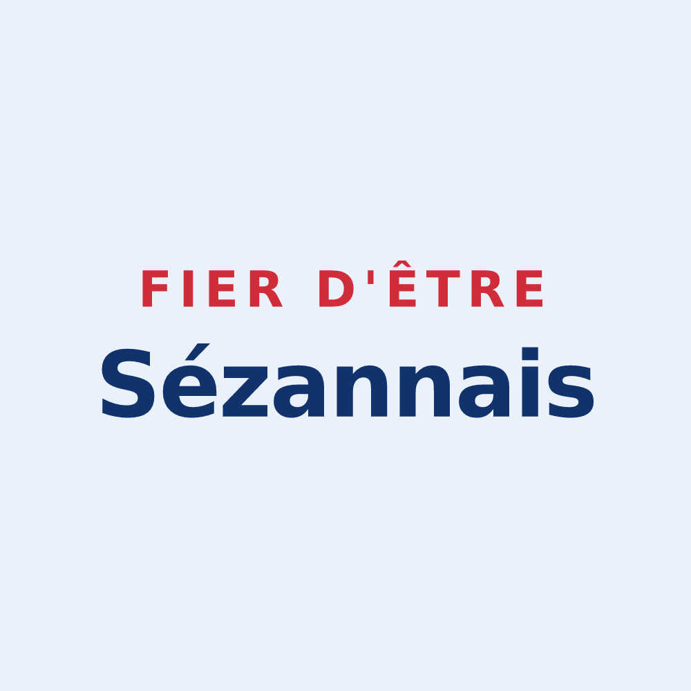 Sticker « Fier d'être Sézannais » — design pour Sézanne