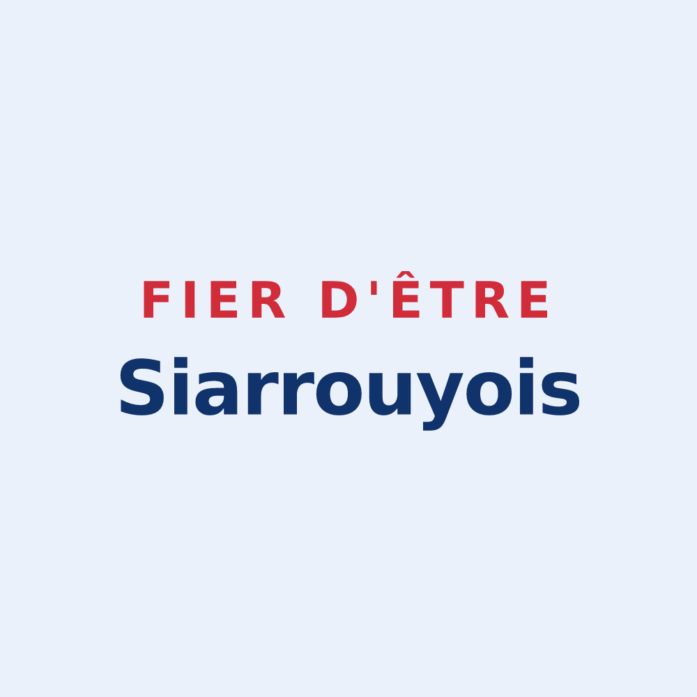 Sticker « Fier d'être Siarrouyois » — design pour Siarrouy