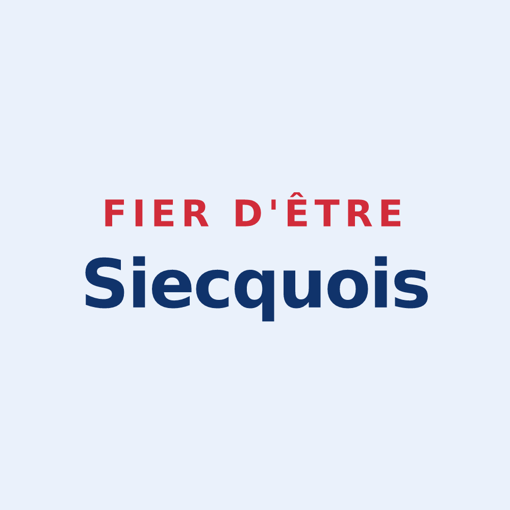 Sticker « Fier d'être Siecquois » — design pour Siecq