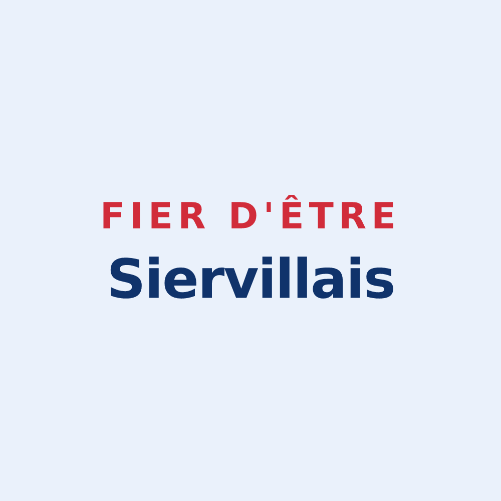 Sticker « Fier d'être Siervillais » — design pour Sierville