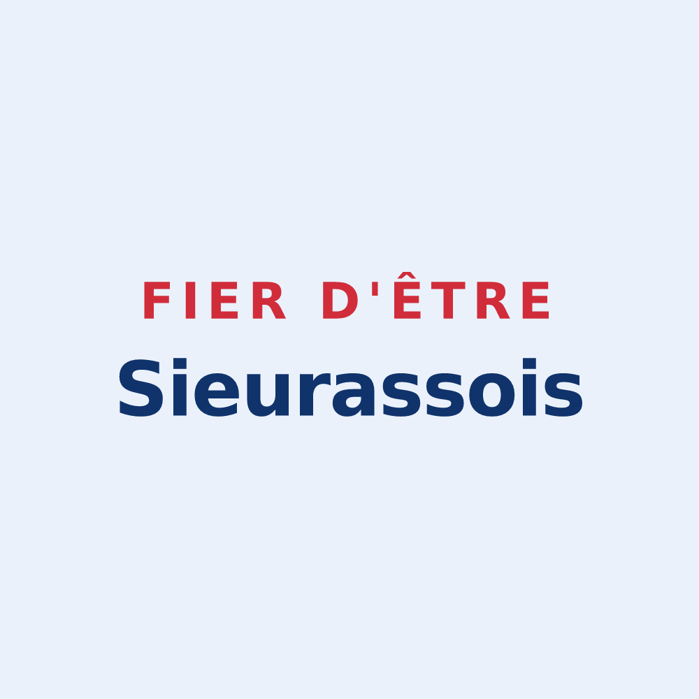 Sticker « Fier d'être Sieurassois » — design pour Sieuras