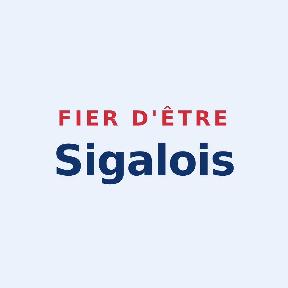 Sticker « Fier d'être Sigalois » — design pour Sigale
