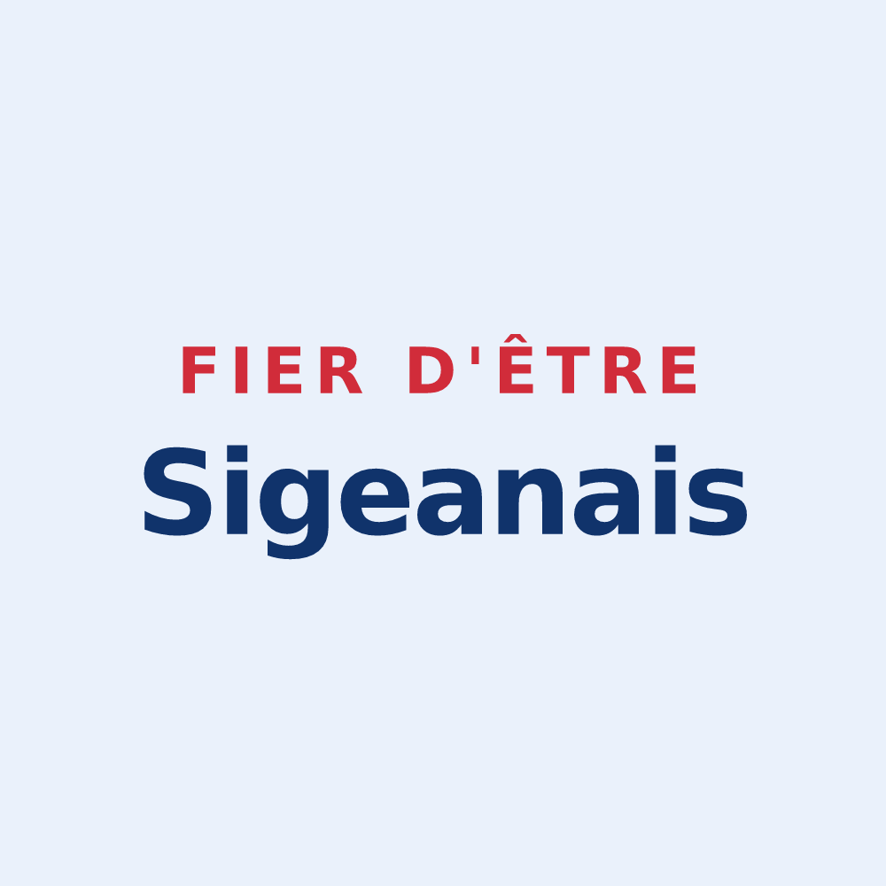 Sticker « Fier d'être Sigeanais » — design pour Sigean
