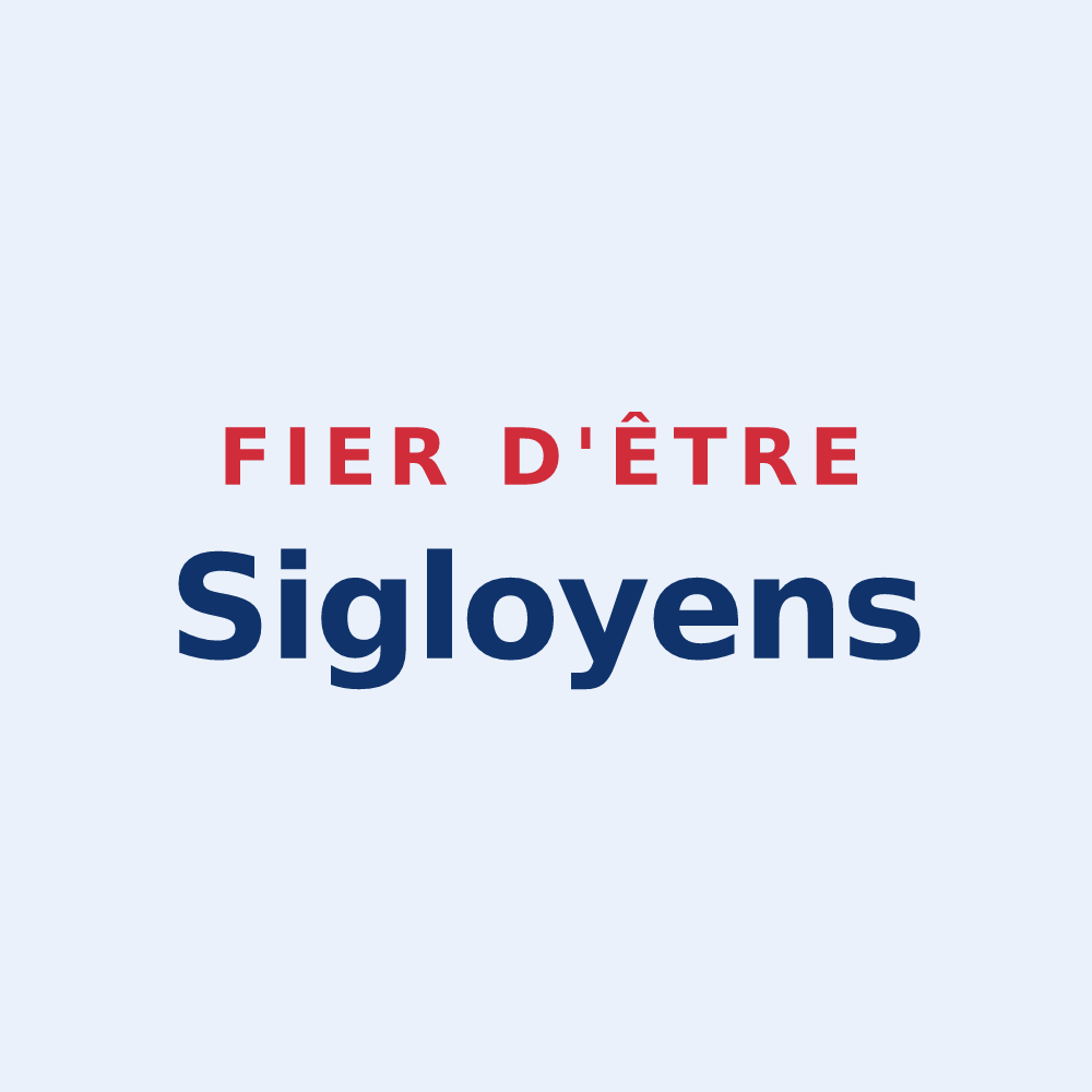 Sticker « Fier d'être Sigloyens » — design pour Sigloy