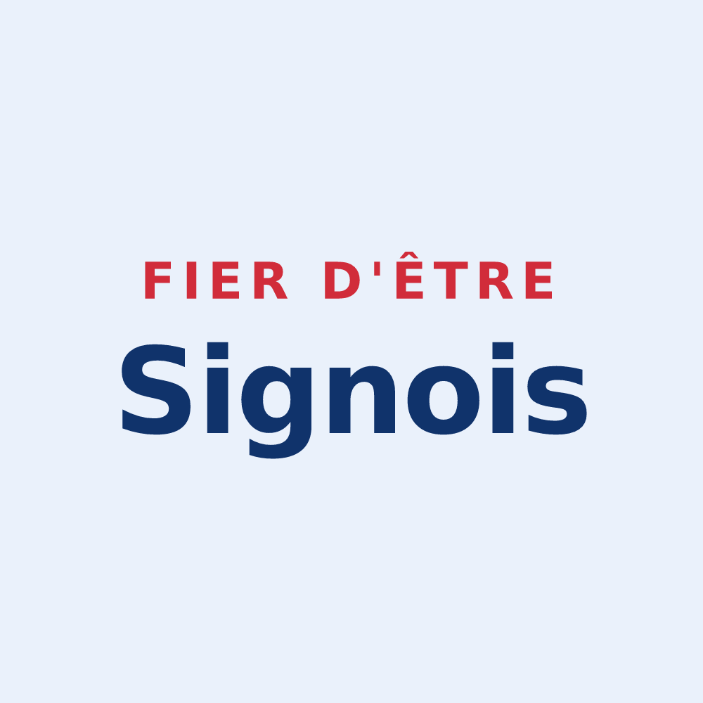 Sticker « Fier d'être Signois » — design pour Signes