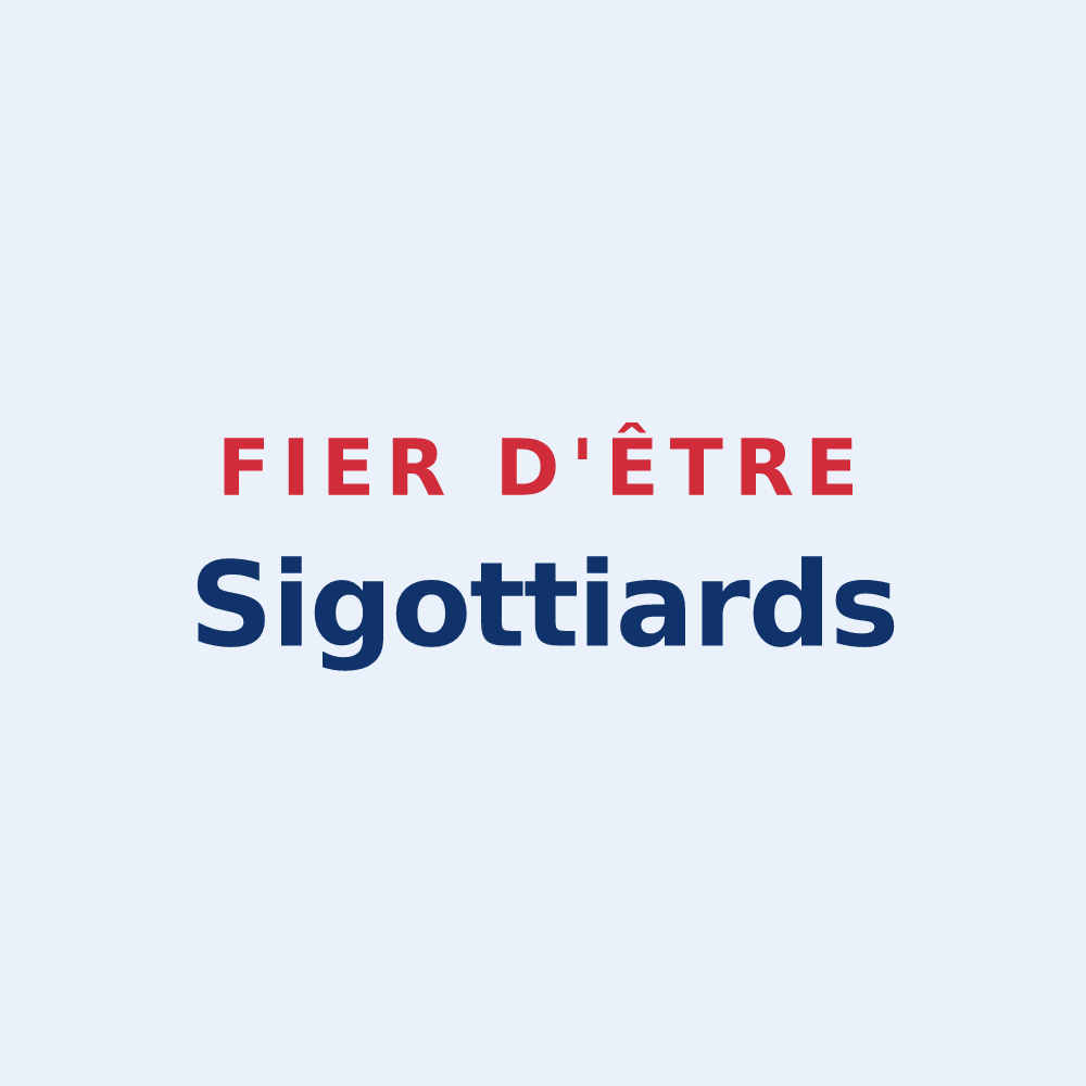 Sticker « Fier d'être Sigottiards » — design pour Sigottier