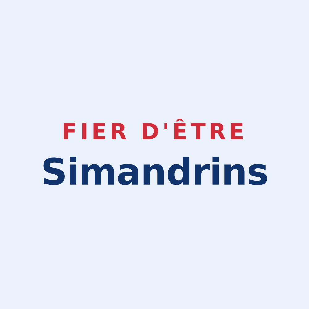 Sticker « Fier d'être Simandrins » — design pour Simandre
