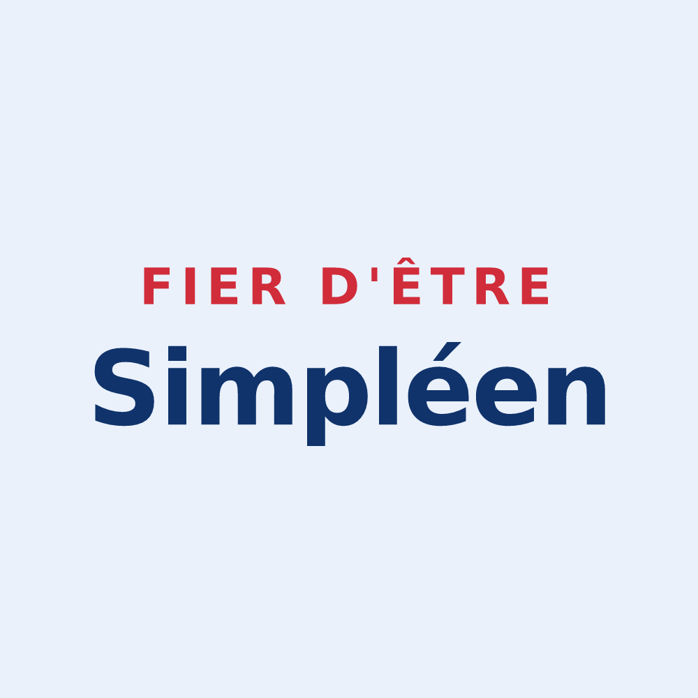 Sticker « Fier d'être Simpléen » — design pour Simplé