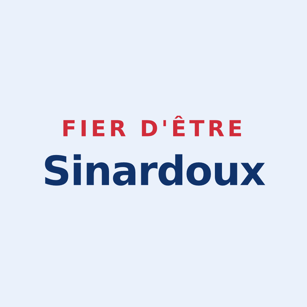 Sticker « Fier d'être Sinardoux » — design pour Sinard