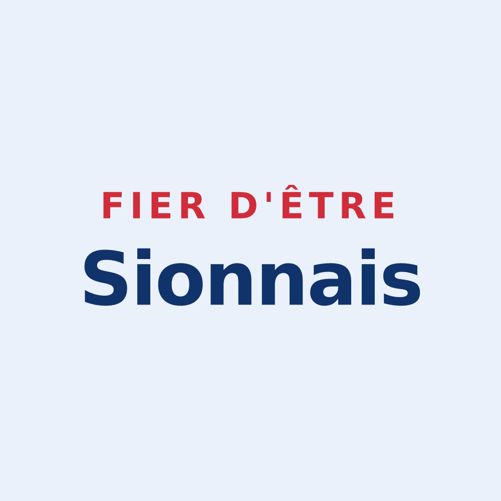 Sticker « Fier d'être Sionnais » — design pour Sion