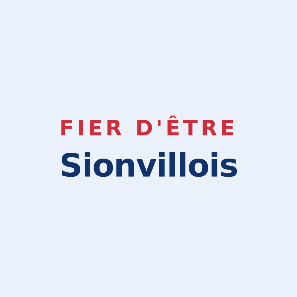 Sticker « Fier d'être Sionvillois » — design pour Sionviller