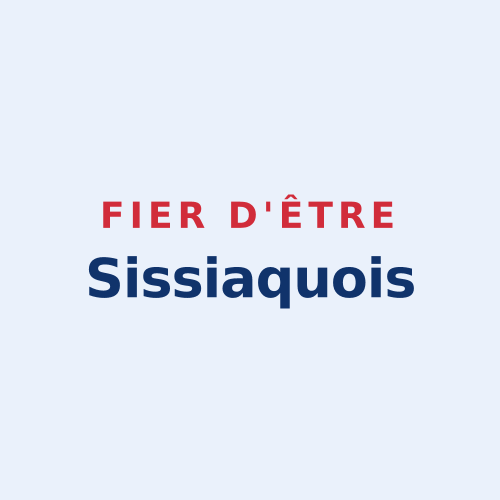 Sticker « Fier d'être Sissiaquois » — design pour Sissy