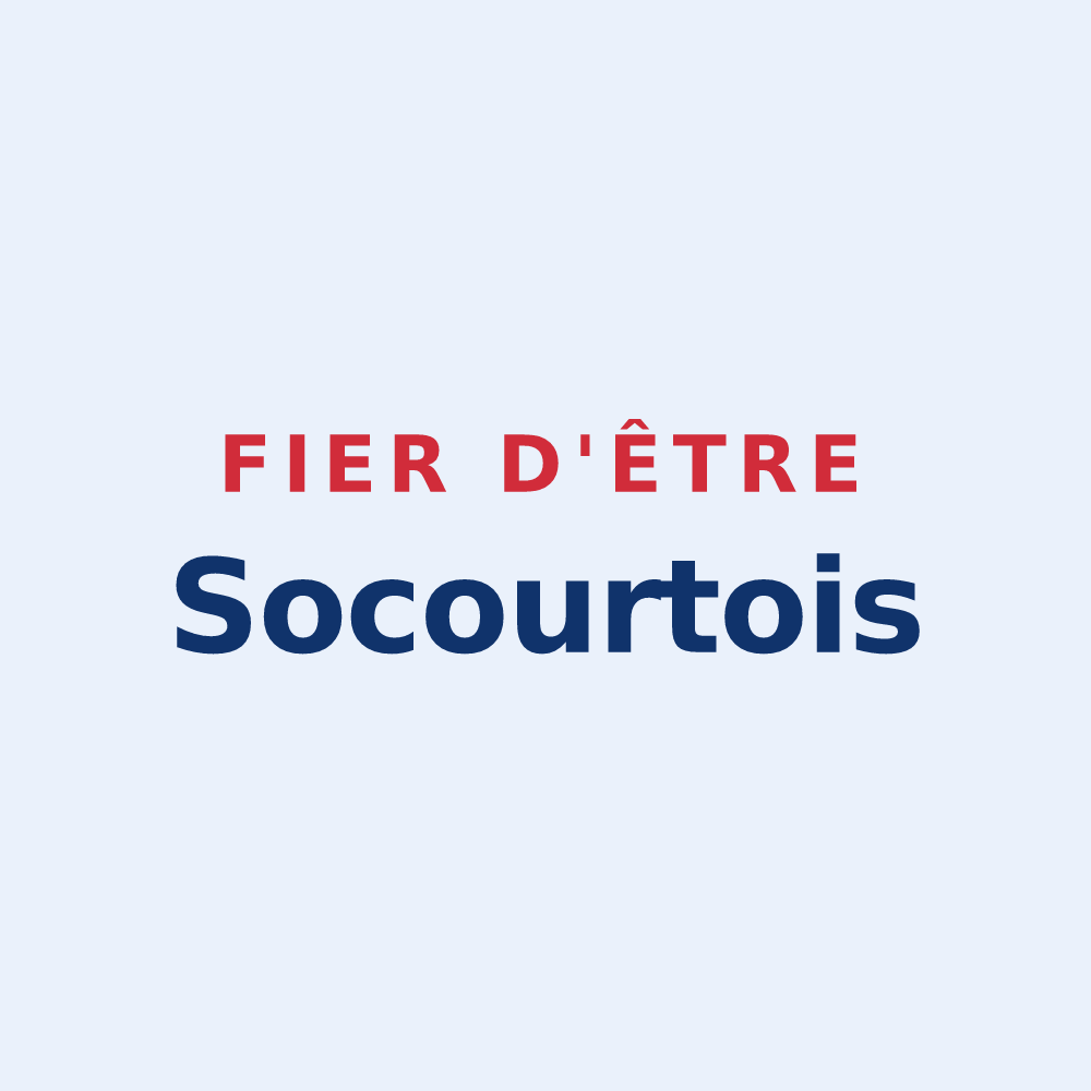 Sticker « Fier d'être Socourtois » — design pour Socourt