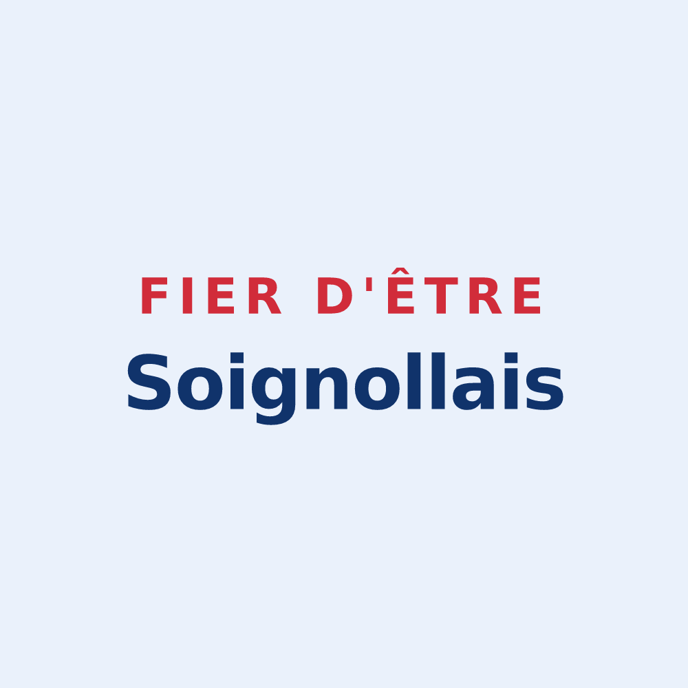 Sticker « Fier d'être Soignollais » — design pour Soignolles-en-Brie