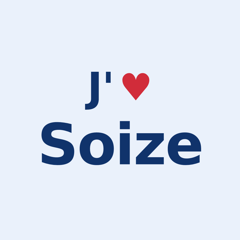 Sticker personnalisé Soize — design J'aime Soize