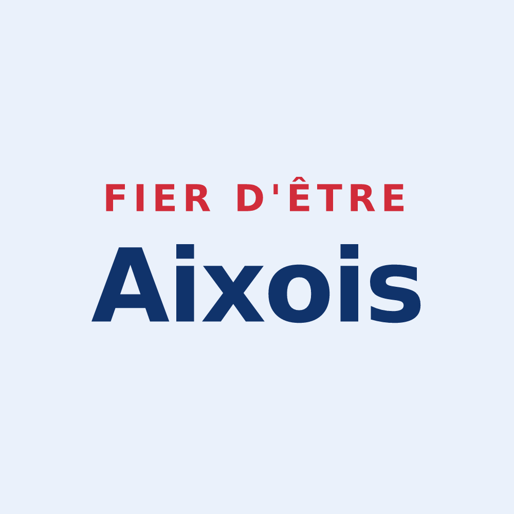 Sticker « Fier d'être Aixois » — design pour Solaure en Diois