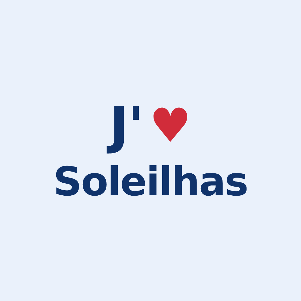 Sticker personnalisé Soleilhas — design J'aime Soleilhas