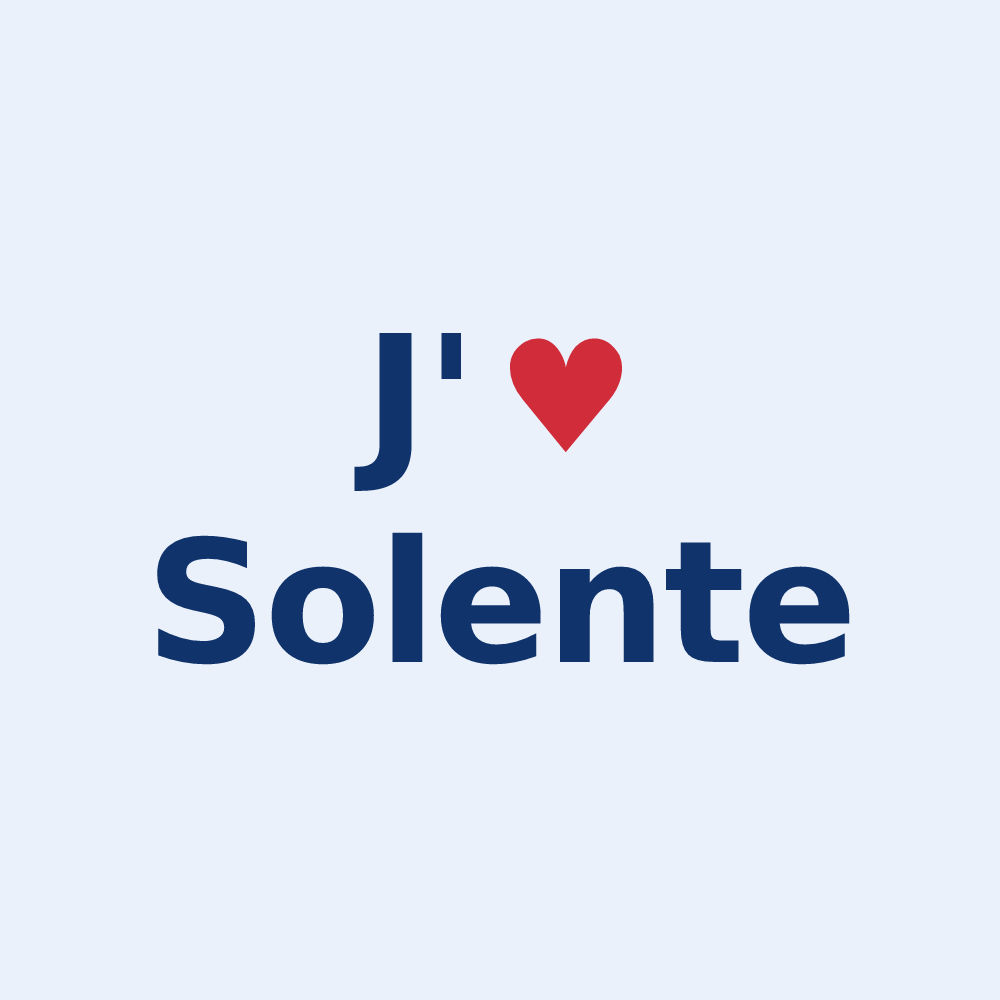 Sticker personnalisé Solente — design J'aime Solente