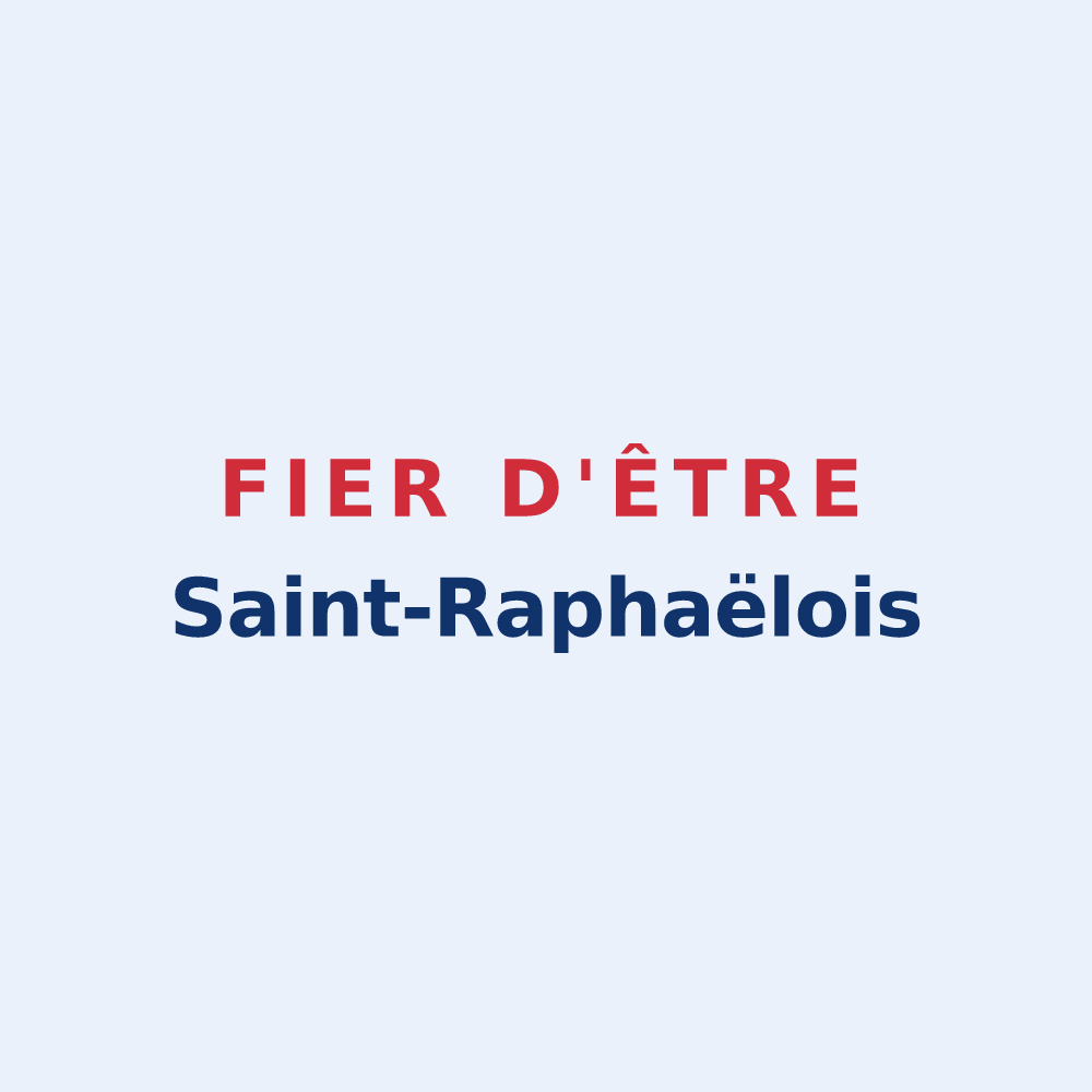 Sticker « Fier d'être Saint-Raphaëlois » — design pour Solérieux