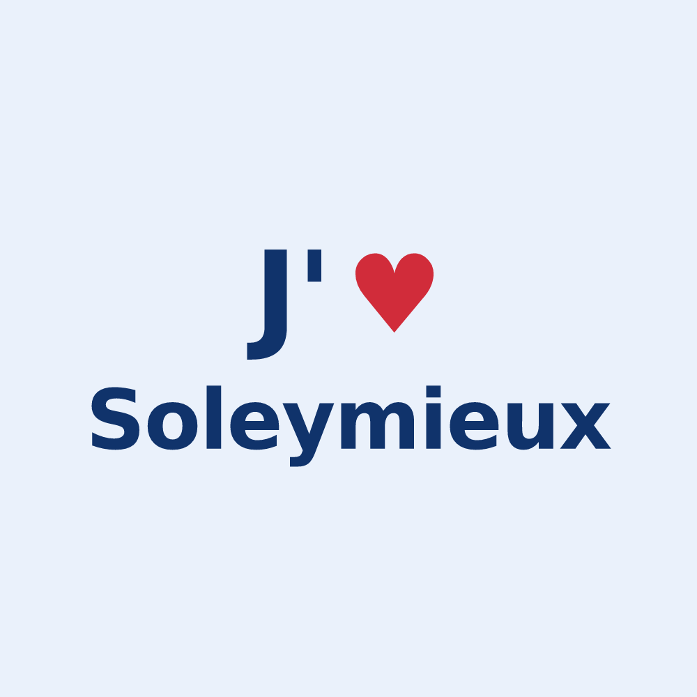 Sticker personnalisé Soleymieux — design J'aime Soleymieux