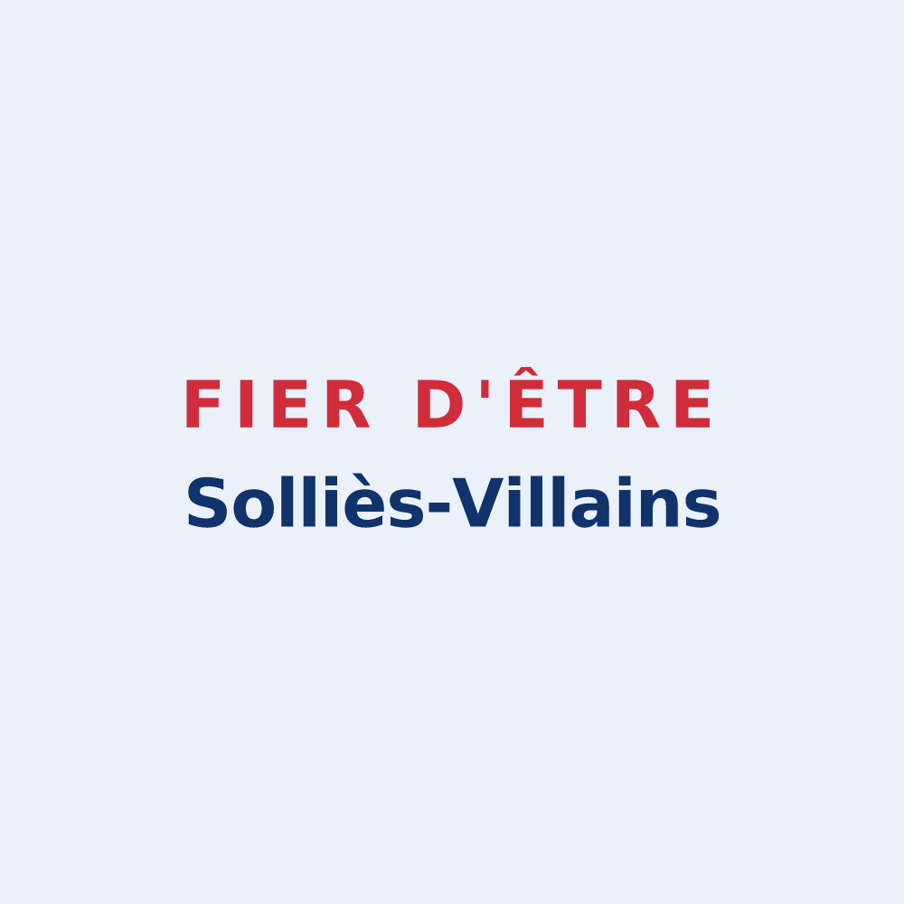 Sticker « Fier d'être Solliès-Villains » — design pour Solliès-Ville