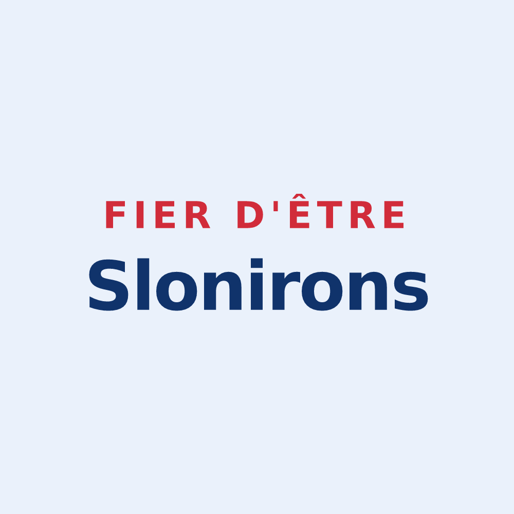 Sticker « Fier d'être Slonirons » — design pour Sologny
